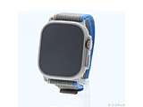 中古品 Apple Watch Ultra GPS+Cellular 49mm钛包蓝色/灰色跟踪循环