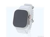 〔未使用品〕 未使用品 Apple Watch Ultra GPS + Cellular 49mm チタニウムケース ホワイトオーシャンバンド
