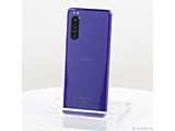 〔ジャンク品〕 Xperia 5 II 128GB パープル SO-52A docomoロック解除SIMフリー ［6.1インチ有機EL／Snapdragon 865 5G］