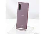 〔中古品（難あり）〕 Xperia 5 II 128GB ピンク SO-52A docomoロック解除SIMフリー ［6.1インチ有機EL／Snapdragon 865］