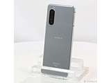 〔中古品（難あり）〕 Xperia 5 II 128GB グレー SO-52A docomo ［6.1インチ有機EL／Snapdragon 865］