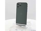 〔中古品〕 iPhone11 Pro 256GB ミッドナイトグリーン MWCC2J／A SIMフリー ［5.8インチ有機EL／Apple A13］
