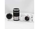 〔中古品〕 α6000 ダブルズームレンズキット W ILCE-6000Y ホワイト