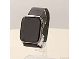 〔中古品〕 Apple Watch Series 8 GPS + Cellular 45mm グラファイトステンレススチールケース グラファイトミラネーゼループ