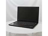 〔中古品〕 格安安心パソコン ThinkPad L380 20M5003TJP ブラック ［Core-i3-7020U (2.3GHz)／4GB／SSD256GB／13.3インチワイド／Windows10 Pro(64ビット)］