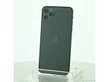 〔中古品〕 iPhone11 Pro Max 256GB ミッドナイトグリーン MWHM2J／A SIMフリー ［6.5インチ有機EL／Apple A13］
