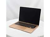 〔中古品〕 MacBook Air 13.3-inch Late-2020 MGND3J／A Apple M1 8コアCPU_7コアGPU 8GB SSD256GB ゴールド 〔15.3 Sequoia〕 ［グラフィック：オンボード／JISキーボード］