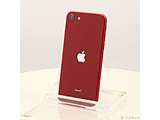 〔中古品〕 iPhone SE 第3世代 64GB プロダクトレッド MMYE3J／A SIMフリー 〔ネットワーク利用制限▲〕 ［4.7インチ液晶／Apple A15］