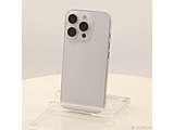〔中古品〕 iPhone16 Pro 128GB ホワイトチタニウム MYMW3J／A SIMフリー ［6.3インチ有機EL／Apple A18 Pro］