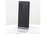 〔中古品〕 Xperia 5 III 128GB フロストブラック SO-53B docomo SIMフリー ［6.1インチ有機EL／Snapdragon 888 5G］