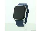 〔中古品〕 Apple Watch Series 10 GPS 42mm シルバーアルミニウムケース デニムスポーツバンド