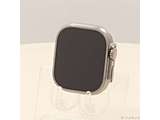 〔中古品〕 Apple Watch Ultra GPS + Cellular 49mm チタニウムケース バンド無し