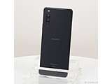 〔中古品（難あり）〕 Xperia 10 III 128GB ブラック SO-52B docomo ［6.0インチ有機EL／Snapdragon 690 5G］