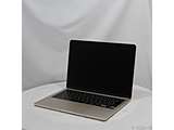 〔中古品〕 MacBook Air 13.6-inch Early-2024 MRXT3J／A Apple M3 8コアCPU_8コアGPU 8GB SSD256GB スターライト 〔14.7 Sonoma〕 ［グラフィック：オンボード／JISキーボード］