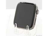 〔中古品（難あり）〕 Apple Watch Series 7 GPS + Cellular 45mm グラファイトステンレススチールケース バンド無し