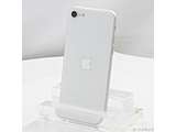 〔中古品〕 iPhone SE 第2世代 128GB ホワイト MXD12J／A SIMフリー ［4.7インチ液晶／Apple A13］