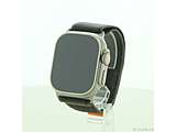 �k���Õi�l Apple Watch Ultra GPS + Cellular 49mm �`�^�j�E���P�[�X �u���b�N�^�O���C�g���C�����[�v