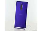 �k���Õi�i���j�l Xperia 1 64GB �p�[�v�� SO-03L docomo���b�N����SIM�t���[ �m6.5�C���`�L�@EL�^Snapdragon 855�n