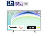 �k�W���i�l �t���e���r VIERA(�r�G��)  TV-43W80A �m43V�^ /Bluetooth�Ή� /4K�Ή� /YouTube�Ή��n