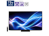 �k�W���i�l �t���e���r AQUOS �u���b�N 4T-C75GN1 �m75V�^ /Bluetooth�Ή� /4K�Ή� /BS�ECS 4K�`���[�i�[���� /YouTube�Ή��n