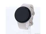�k���Õi�l Google Pixel Watch 3 45mm(WiFi) Polished Silver �A���~�P�[�X�^Porcelain �A�N�e�B�u�o���h GA05736-US