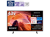 �k���Õi�l �t���e���r BRAVIA(�u���r�A)  KJ-43X80L �m43V�^ /Bluetooth�Ή� /4K�Ή� /BS�ECS 4K�`���[�i�[���� /YouTube�Ή��n