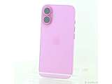�k���Õi�l iPhone16 256GB �s���N MYDY3J�^A SIM�t���[ �m6.1�C���`�L�@EL�^Apple A18�^RAM:8GB�^�i�mSIM&eSIM�n