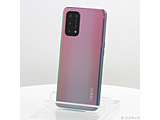 �k���Õi�l OPPO A54 5G 64GB �t�@���^�X�e�B�b�N�p�[�v�� OPG02 UQ mobile SIM�t���[ �m6.5�C���`�t���^Snapdragon 480 5G�^RAM:4GB�^�i�mSIM�n