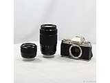 �k���Õi�l FUJIFILM X-T100 �_�u���Y�[�������Y�L�b�g �V�����p���S�[���h