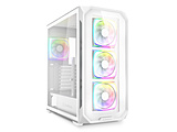 PC�P�[�X [ATX /Micro ATX /Mini-ITX] AK5G RGB(�����K���X) �z���C�g SHA-AK5G-RGB-WT