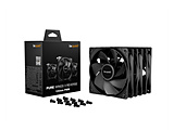 �P�[�X�t�@����3 [120mm /1500RPM](���o�[�X�u���[�h) PURE WINGS 3 120mm PWM Reverse 3-Pack �u���b�N PUR-WNG-3/120/PWM/RVS/BK/3P �ysof001�z