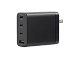 AC-USBA_v^ Type-A×1&C×3 [d 4|[g 100W  ubN GH-JD4GA-BK m4|[g /USB Power DeliveryΉ /GaN(KE) ̗pn y864z