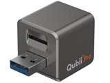 Qubii Pro�@�ȒP�o�b�N�A�b�v�\�����[�V����(�X�y�[�X�O���C) [iPhone & iPad & iPad Pro�Ή�/�ʐ^�E����E�A����EiTunes�~���[�W�b�N] MicroSD�O���X�g���[�W�Ή�