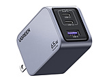 UGREEN Nexode Pro }[d 65W GaN 2C1A 3|[g USB-C to USB-CP[ut 25870  O[ UGR-OT-000008 mUSB Power DeliveryΉ /3|[g /GaN(KE) ̗pn