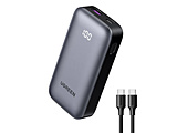 UGREEN Nexode 10000mAh }[doCobe[ 30W O[ USB-C to USB-CP[ut 25185 tP[uF 0.5m   UGR-BY-000004 mUSB Power DeliveryΉ /2|[gn
