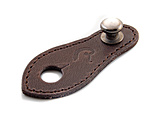 �G���h�s���p�X�g���b�v�����N RIGHTON!STRAPS �u���E�� END PIN JACK LINK BROWN