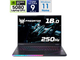 PH18-73-H932Z58/E �Q�[�~���O�m�[�g�p�\�R�� Predator(RTX 5080)  �m18.0�^ /Windows11 Home /intel Core Ultra 9 /�������F32GB /SSD�F1TB /Microsoft 365 Personal /�p��ŃL�[�{�[�h /2025�N7�����f���n �ysof001�z