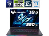PH18-I71-A93Z58/E Predator Helios/18/CU9-290HX/RTX5080/32/1T/w11   �m18.0�^ /Windows11 Home /intel Core Ultra 9 /�������F32GB /SSD�F1TB /Office�\�t�g�Ȃ� /�p��ŃL�[�{�[�h�n �ysof001�z