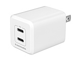 PD30W �R���Z���g�`���[�W���[ C×2   TSAP157C2W �mPD30W /USB-C×2 /USB-A�|�[�g�Ȃ� /2�|�[�g�n