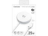 Qi2.2�Ή� 25W���C�����X�[�d��  �z���C�g TWC65W