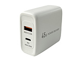 mm[gPC[dΉnPower DeliveryAC-USB[d 45W iC&Aj  zCg ACUC-45PDWH m2|[g /USB Power DeliveryΉ /Smart ICΉn