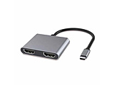 fϊA_v^ [USB-C IXX HDMI2 /USB-A{USB-CXd /USB Power DeliveryΉ /60W] MY DOCK STATION 4-IN-1 O[ JTMD-4IN1-H2