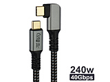 USB-C �� USB-C�P�[�u�� [�f�� /�[�d /�]�� /1.0m /8K /PD240W /USB4(40Gbps)] L�^  JTU4L240-CC