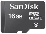 16GB・Class4対応microSDHCカード（SDHC変換アダプタ付） SDSDQ-016G-J35U [マイクロSD]