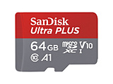 SanDisk(サンディスク) 64GB・UHS Speed Class1（Class10）対応microSDXCカード（SDHC変換アダプタ付）【ビックカメラグループ独占販売】 SDSQUBC-064G-JB3CD