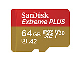SanDisk Extreme PLUS microSDXC UHS-IJ[h 64GB SDSQXBU-064G-JB3MD    mClass10 /64GBn