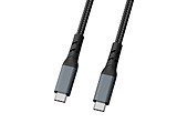 USB-C  USB-CP[u [f /[d /] /1m /USB Power Delivery /100W /USB3.2 Gen2] 4KΉ ubN FUSB-CCAP110BK mUSB Power DeliveryΉn