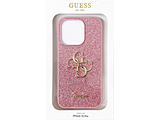 GUESS�i�Q�X�j iPhone15 Pro�p �O���b�^�[ �w�ʃP�[�X  �s���N GUHCP15LHG4SGP