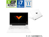 67G77PA-AAAN ゲーミングノートパソコン Victus by HP Laptop 16-d1000 セラミックホワイト ［16.1型 /Windows11 Home /intel Core i7 /メモリ：16GB /SSD：512GB /無し /日本語版キーボード /2022年10月モデル］