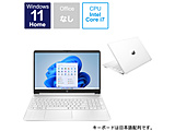 ノートパソコン HP 15s ピュアホワイト 6F8T9PA-AAAA ［15.6型 /Windows11 Home /intel Core i7 /メモリ：16GB /SSD：512GB /無し /日本語版キーボード /2022年10月モデル］